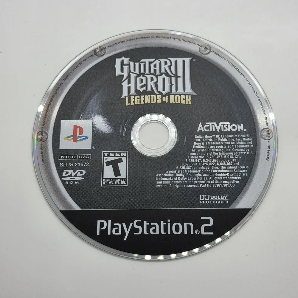 Guitar Hero 3 III Legends of Rock PS2 CIB with Manual PlayStation 2 Complete‎